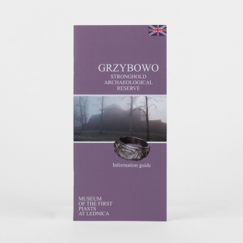 Gród w Grzybowie - informator turystyczny j. angielski